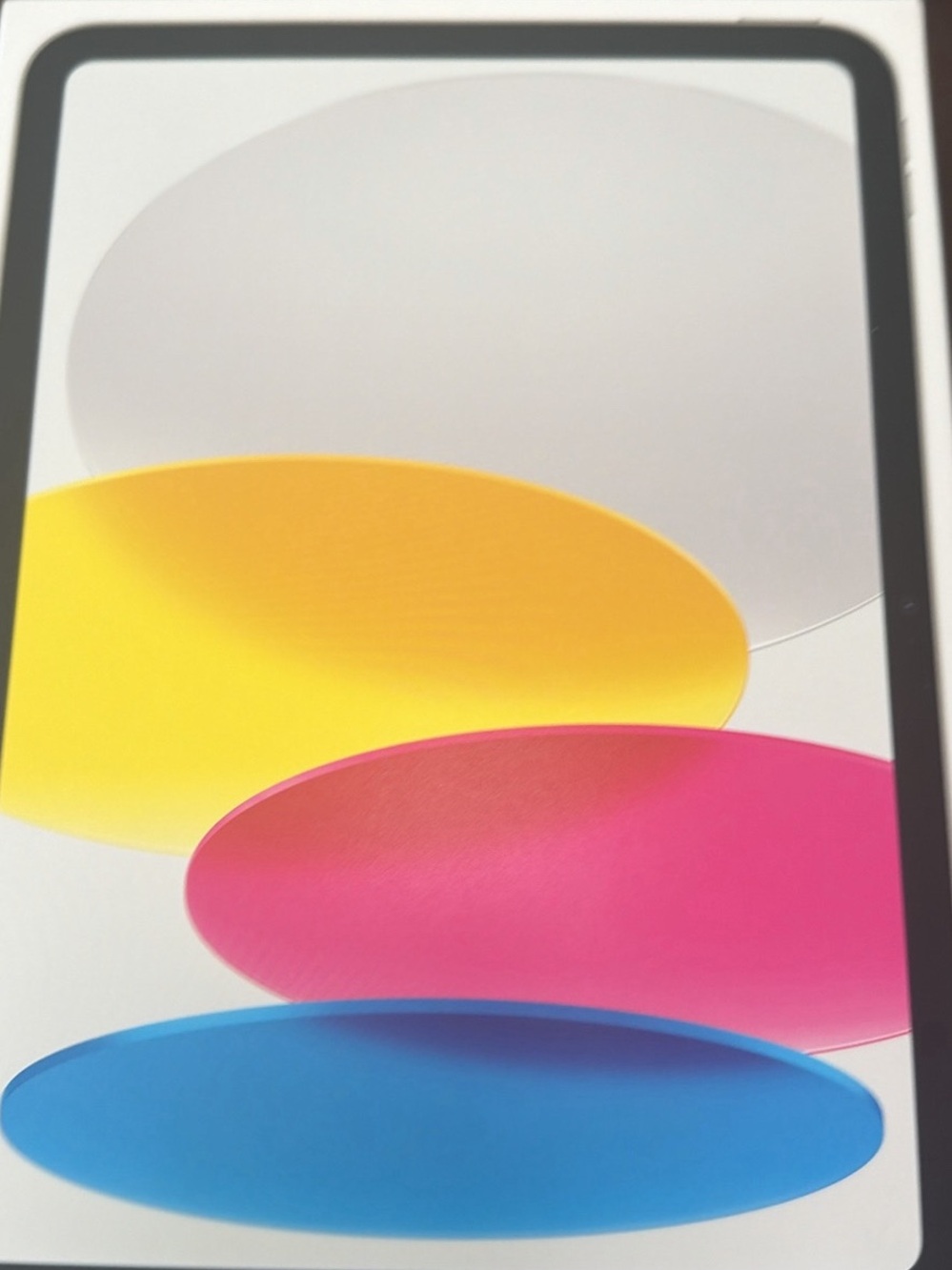 iPad box back